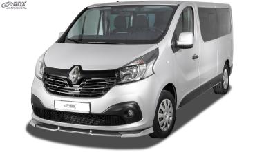 RDX Frontspoiler VARIO-X für RENAULT Trafic (2014-2021) & NISSAN NV300 (2016-2021) & OPEL Vivaro B (2014-2019) & FIAT Talento (2016-2021) Frontlippe Front Ansatz Vorne Spoilerlippe