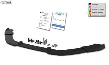 RDX Frontspoilerlippe VARIO-X für FORD Kuga 2 Individual / ST-Line (DM2) 2012-2016 Frontlippe Front Ansatz Vorne Spoilerlippe