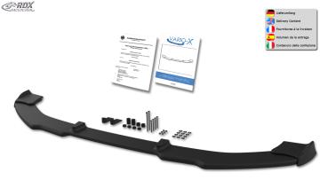 RDX Frontspoilerlippe VARIO-X für BMW 1er F20 / F21 2015+ (auch Sportline) Frontlippe Front Ansatz Vorne Spoilerlippe