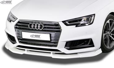 RDX Frontspoilerlippe VARIO-X für AUDI A4 8W B9 (-2019, für S-Line- bzw. S4-Frontstoßstange) Frontlippe Front Ansatz Vorne Spoilerlippe