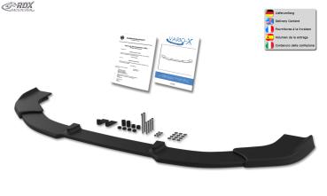RDX Frontspoilerlippe VARIO-X für SUZUKI Swift Sport RZ/AZ 2018+ Frontlippe Front Ansatz Vorne Spoilerlippe
