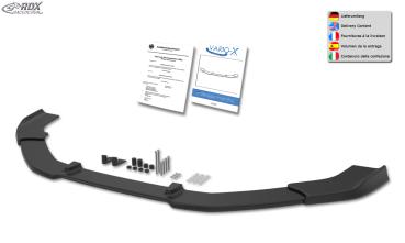 RDX Frontspoilerlippe VARIO-X für AUDI R8 / R8 Spyder (4S) 2015+ Frontlippe Front Ansatz Vorne Spoilerlippe