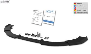 RDX Frontspoilerlippe VARIO-X für AUDI RS4 B9 (-2020) Frontlippe Front Ansatz Vorne Spoilerlippe