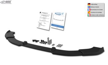 RDX Frontspoilerlippe VARIO-X für BMW 1er F20 / F21 M-Sport & M140 2015+ Frontlippe Front Ansatz Vorne Spoilerlippe