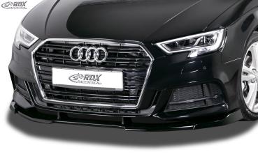 RDX Frontspoilerlippe VARIO-X für AUDI A3 8V, 8VA Sportback, 8VS Limousine, 8V7 Cabrio S-Line & S3 (Facelift 2016+) Frontlippe Front Ansatz Vorne Spoilerlippe