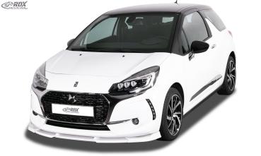 RDX Frontspoilerlippe VARIO-X für CITROEN DS3 (2016+) Frontlippe Front Ansatz Vorne Spoilerlippe