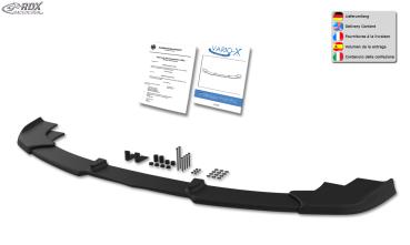 RDX Frontspoilerlippe VARIO-X für MERCEDES R-Klasse W251 (2010-2017) Frontlippe Front Ansatz Vorne Spoilerlippe