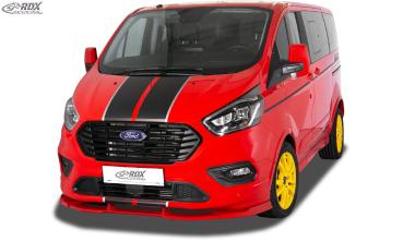 RDX Frontspoilerlippe VARIO-X für FORD Transit Custom / Tourneo Custom ST-Line 2018+ Frontlippe Front Ansatz Vorne Spoilerlippe