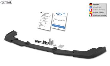 RDX Frontspoilerlippe VARIO-X für MERCEDES E-Klasse W210 AMG 1999-2002 Frontlippe Front Ansatz Vorne Spoilerlippe