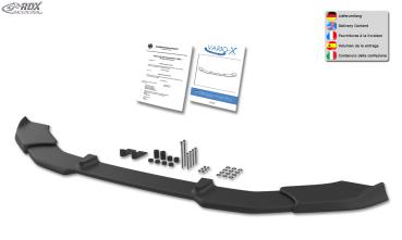 RDX Frontspoilerlippe VARIO-X für VW Up GTI / R-Line 2018+ Frontlippe Front Ansatz Vorne Spoilerlippe