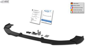 RDX Frontspoilerlippe VARIO-X für MERCEDES C-Klasse C 63 AMG W205, S205, C205 Frontlippe Front Ansatz Vorne Spoilerlippe