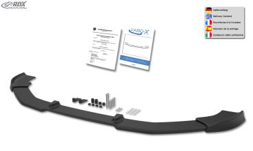 RDX Frontspoilerlippe VARIO-X für VOLVO V90 / S90 R-Design (2016+) Frontlippe Front Ansatz Vorne Spoilerlippe