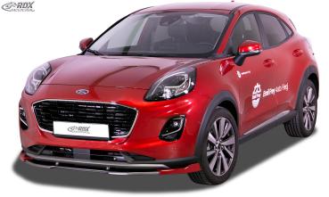 RDX Frontspoilerlippe VARIO-X für FORD Puma Titanium, Titanium X (2020+) Frontlippe Front Ansatz Vorne Spoilerlippe
