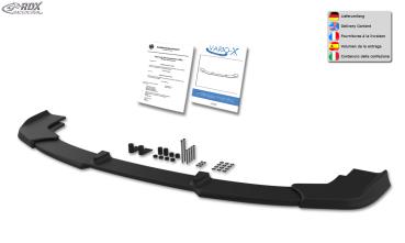 RDX Frontspoilerlippe VARIO-X für BMW X3 F25 M-Sport & M-Technik 2014-2017 Frontlippe Front Ansatz Vorne Spoilerlippe