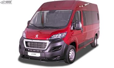 RDX Frontspoilerlippe VARIO-X für FIAT Ducato (250 / 2014+) & CITROEN Jumper (Y, 250L / 2014+) & OPEL Movano (Y / 2021+) & PEUGEOT Boxer (Y / 2014+) & RAM ProMaster (2013+) Frontlippe Front Ansatz Vorne Spoilerlippe