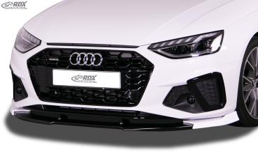 RDX Frontspoilerlippe VARIO-X für AUDI A4 8W B9 Facelift (2019+, für S-Line- bzw. S4-Frontstoßstange) Frontlippe Front Ansatz Vorne Spoilerlippe