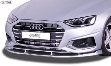 RDX Frontspoilerlippe VARIO-X für AUDI A4 8W B9 Facelift (2019+) Frontlippe Front Ansatz Vorne Spoilerlippe