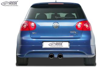 RDX Heckansatz für VW Golf 5 "R32 clean" mit Endrohrausfräsung für R32-Auspuff Heckschürze Heck