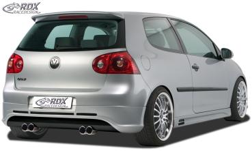RDX Heckansatz für VW Golf 5 "GTI/R-Five" mit Endrohrausfräsung links & rechts Heckschürze Heck