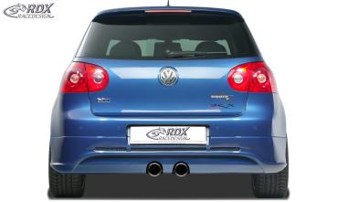 RDX Heckansatz für VW Golf 5 "GTI/R-Five" mit Endrohrausfräsung für R32-Auspuff Heckschürze Heck