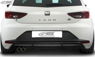 RDX Heckansatz für SEAT Leon 5F FR / Leon 5F SC FR Diffusor Heckblende Heckdiffusor
