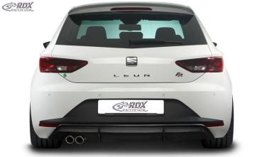 RDX Heckansatz für SEAT Leon 5F FR / Leon 5F SC FR Diffusor Heckblende Heckdiffusor