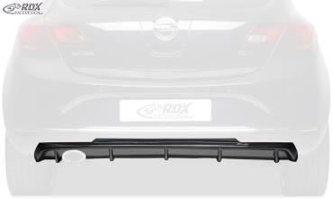 RDX Heckansatz für OPEL Astra J Diffusor Heckblende Heckdiffusor