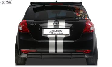 RDX Heckansatz für KIA Ceed Typ ED Diffusor Heckblende Heckdiffusor