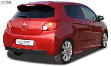 RDX Heckansatz für MITSUBISHI Space Star & Mirage -2016 Diffusor Heckblende Heckdiffusor