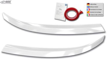 RDX Scheinwerferblenden für VW T6.1 weiß glänzend, Böser Blick