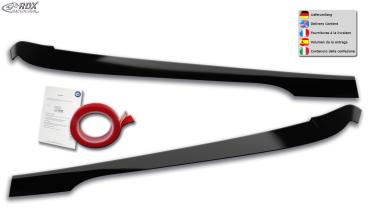 RDX Scheinwerferblenden für BMW 3er G20 G21 Böser Blick SCHWARZ GLÄNZEND