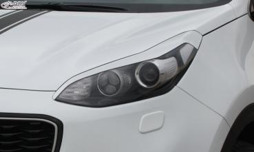 RDX Scheinwerferblenden für KIA Sportage QL / QLE (2015+) Böser Blick