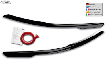 RDX Scheinwerferblenden für VW Golf 8 (CD / CDV | 2019-heute) schwarz glänzend Böser Blick