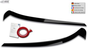 RDX Scheinwerferblenden für VW ID.3 ID3 E1 schwarz glänzend Böser Blick