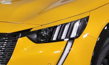 RDX Scheinwerferblenden für PEUGEOT 208 & 2008 (U / 2019+) Böser Blick