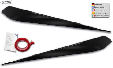 RDX Scheinwerferblenden für BMW 1er (F20 / F21 / 2011+), nur für Halogen, Böser Blick