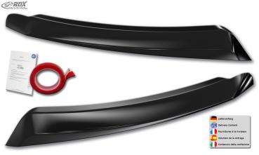 RDX Scheinwerferblenden für DACIA Duster II SR (Mod. 2018-2024) schwarz glänzend Böser Blick