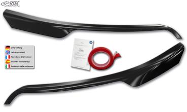 RDX Scheinwerferblenden für FORD Transit (2014-heute) für silberne Halogen-Scheinwerfer schwarz glänzend Böser Blick