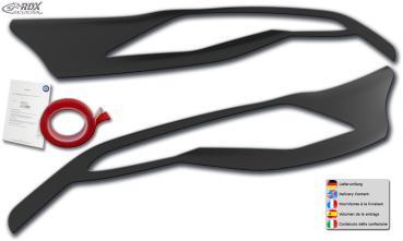 RDX Scheinwerferblenden für FORD Transit Custom & Tourneo Custom (2012-2018) Böser Blick