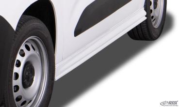 RDX Seitenschweller für CITROEN Berlingo, PEUGEOT Partner & Rifter, OPEL Combo, TOYOTA ProAce City (Typ E, 2018+) "Edition"