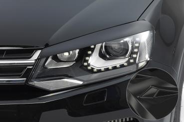 CSR Scheinwerferblenden für VW Touareg II (Typ 7P) SB085-G Glossy schwarz Hochglanz (keine Lackierung erforderlich)