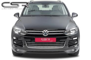 CSR Scheinwerferblenden für VW Touareg II (Typ 7P) SB085-G Glossy schwarz Hochglanz (keine Lackierung erforderlich)