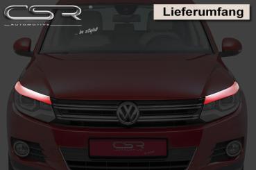 CSR Scheinwerferblenden für VW Tiguan I (5N) SB170-G Glossy schwarz Hochglanz (keine Lackierung erforderlich)