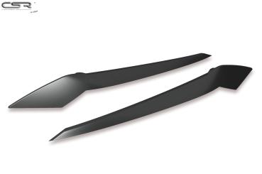 CSR Scheinwerferblenden für VW Polo VI (Typ AW) SB287-G Glossy schwarz Hochglanz (keine Lackierung erforderlich)