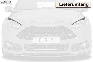 CSR Scheinwerferblenden für Ford Focus MK3 SB294-L Lackierung erforderlich (unlackiert roh)