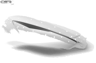CSR Scheinwerferblenden für Ford Focus MK3 SB294-L Lackierung erforderlich (unlackiert roh)