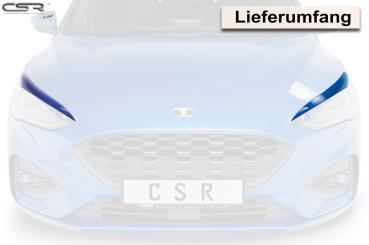 CSR Scheinwerferblenden für Ford Focus MK4 SB295-G Glossy schwarz Hochglanz (keine Lackierung erforderlich)