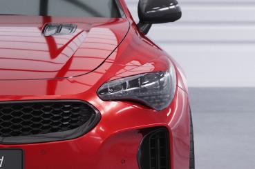 CSR Scheinwerferblenden für Kia Stinger SB296-L Lackierung erforderlich (unlackiert roh)