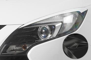 CSR Scheinwerferblenden für Opel Zafira Tourer 3. Gen SB298-G Glossy schwarz Hochglanz (keine Lackierung erforderlich)