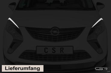 CSR Scheinwerferblenden für Opel Zafira Tourer 3. Gen SB298-G Glossy schwarz Hochglanz (keine Lackierung erforderlich)